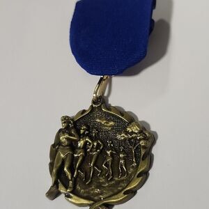 POL Gold Medal with Blue Ribbon